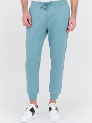 GUESS Turkusowe męskie spodnie dresowe Aldwin, Rozmiar S