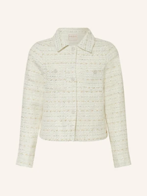 Guess Tweedowy Blezer Z Błyszczącą Przędzą weiss