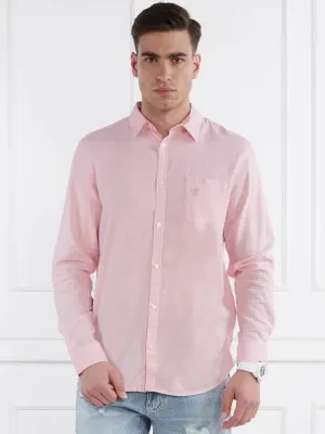 Guess Underwear  Lniana koszula | Regular Fit