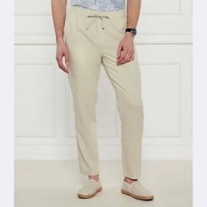 Guess Underwear  Lniane spodnie FLUID | Regular Fit