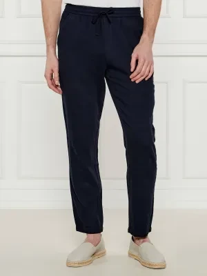 Guess Underwear  Lniane spodnie FLUID | Regular Fit