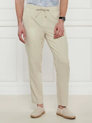 Guess Underwear  Lniane spodnie FLUID | Regular Fit