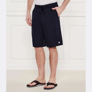Guess Underwear  Lniane szorty | Regular Fit
