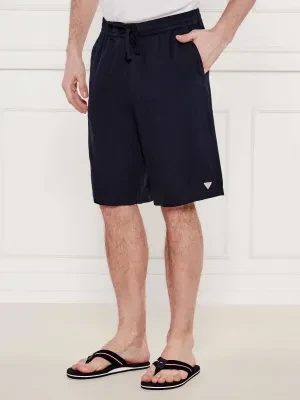 Guess Underwear  Lniane szorty | Regular Fit