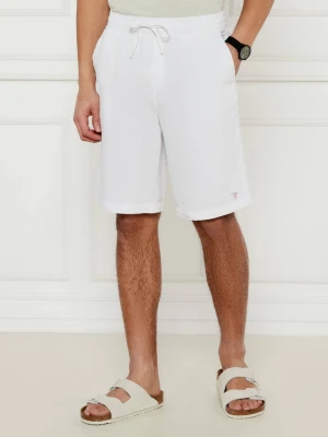 Guess Underwear Lniane szorty | Regular Fit