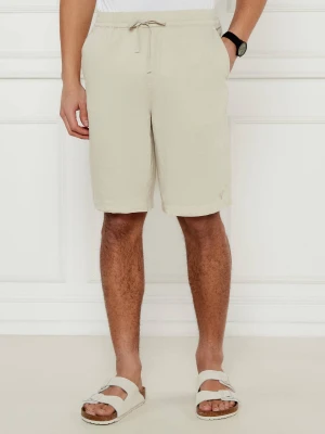 Guess Underwear Lniane szorty | Regular Fit