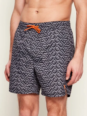 Guess Underwear Szorty kąpielowe NEW ONEHUN | Regular Fit