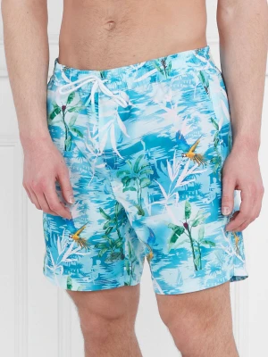 Guess Underwear  Szorty kąpielowe SWIMWEAR MEDIUM HAWAII | Regular Fit