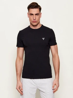 Guess Underwear T-shirt CALEB HERO | Slim Fit | stretch czarny