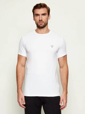Guess Underwear T-shirt CALEB HERO | Slim Fit | stretch biały