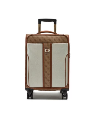 Guess Walizka kabinowa Kerima (A) Travel Bags TWA933 79830 Beżowy