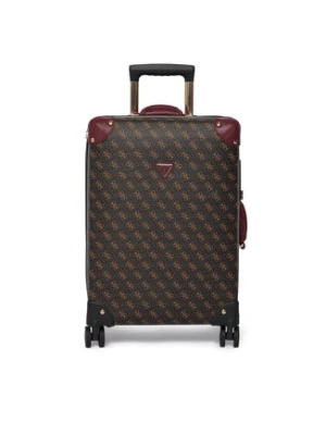 Guess Walizka kabinowa Latona Travel TWLQ92 11983 Brązowy