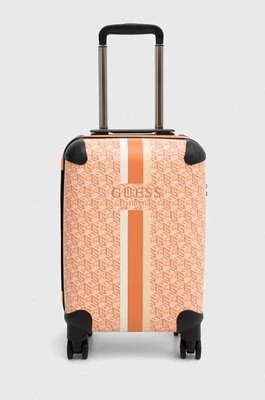 Guess walizka kolor pomarańczowy TWS745 29830