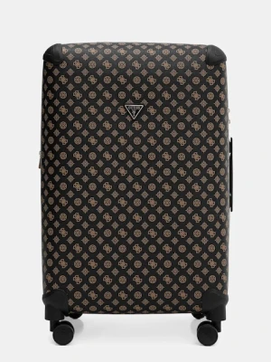 Guess walizka WILDER LARGE kolor brązowy TWHP74 52988