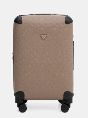 Guess walizka WILDER MEDIUM kolor beżowy TWDP74 52982