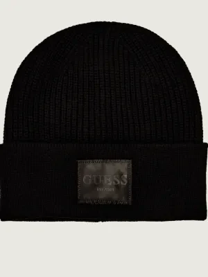 Guess Wełniana czapka BRENTON | z dodatkiem kaszmiru