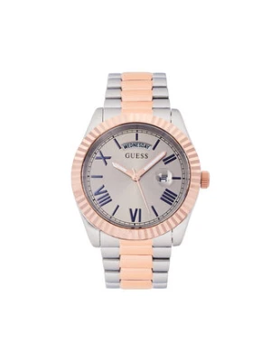Guess Zegarek Connoisseur  GW0265G13 Srebrny