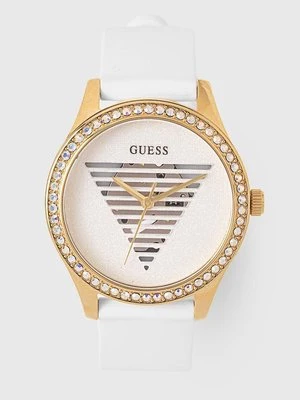 Guess zegarek damski kolor biały GW0530L6