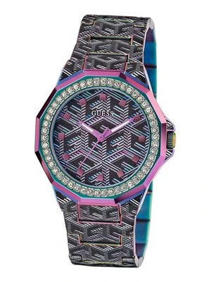 Guess zegarek damski kolor fioletowy GW0597L2