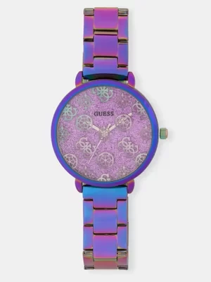 Guess zegarek damski kolor fioletowy GW0670L3