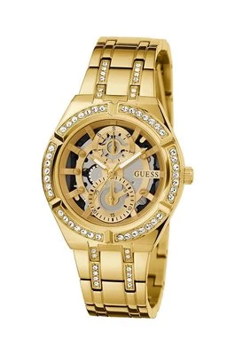 Guess zegarek damski kolor złoty GW0604L2