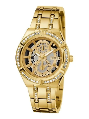 Guess zegarek damski kolor złoty GW0604L2