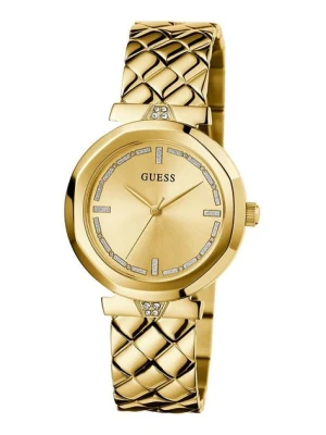 Guess zegarek damski kolor złoty GW0613L2