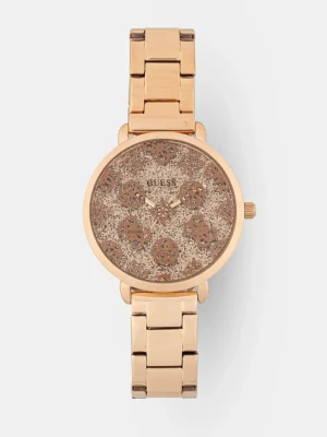 Guess zegarek damski kolor złoty GW0670L4
