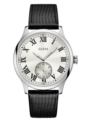 Guess Zegarek kwarcowy "Cambridge" w kolorze srebrno-czarnym rozmiar: onesize