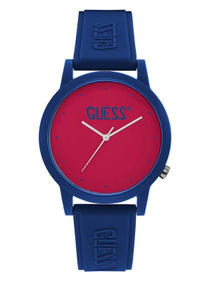 Guess Zegarek kwarcowy "Originals" w kolorze niebiesko-czerwonym rozmiar: onesize