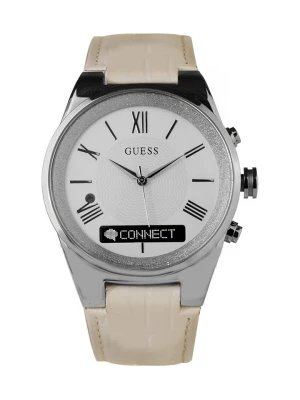 Guess Zegarek kwarcowy w kolorze srebrno-beżowym rozmiar: onesize