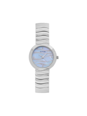 Guess Zegarek Laguna  GW0871L1 Srebrny
