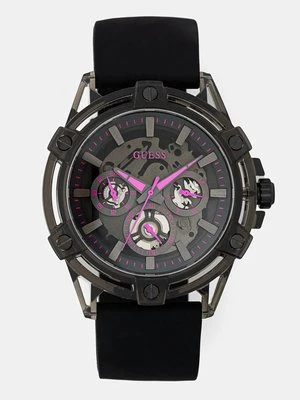 Guess zegarek męski kolor czarny GW0032G2