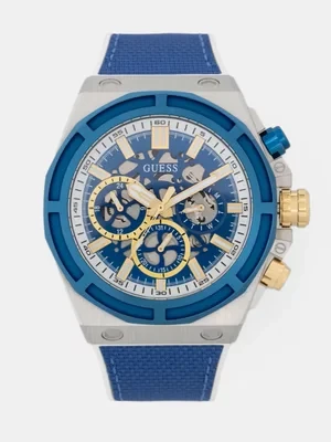 Guess zegarek męski kolor niebieski GW0713G1