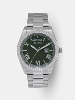 Guess zegarek męski kolor srebrny GW0265G10