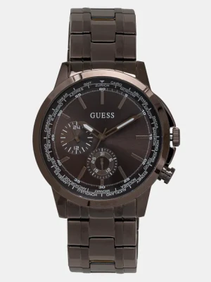 Guess zegarek męski kolor srebrny GW0490G5