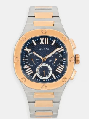 Guess zegarek męski kolor srebrny GW0572G4