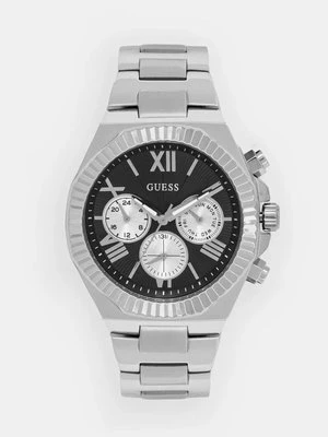 Guess zegarek męski kolor srebrny GW0703G1