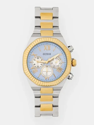 Guess zegarek męski kolor srebrny GW0703G3