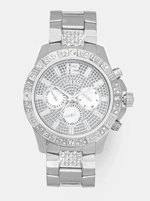 Guess zegarek męski kolor srebrny GW0796G1