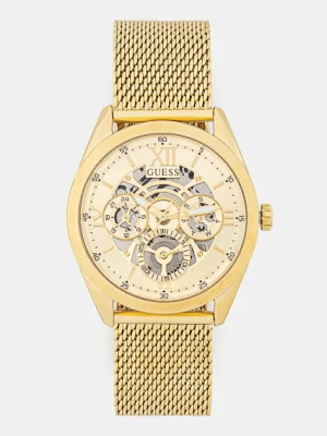 Guess zegarek męski kolor złoty GW0368G2