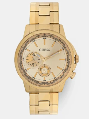 Guess zegarek męski kolor złoty GW0490G2