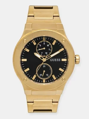 Guess zegarek męski kolor złoty GW0795G4