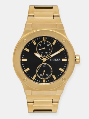 Guess zegarek męski kolor złoty GW0795G4