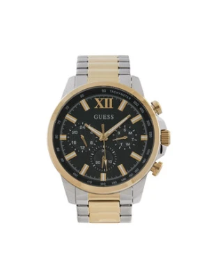 Guess Zegarek Walker  GW0900G5 Srebrny