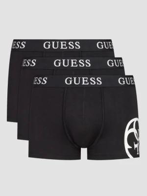 GUESS Zestaw czarnej męskiej bielizny bokserki 3 Pack