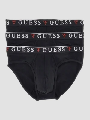 GUESS Zestaw czarnej męskiej bielizny slipy 3 Pack, Rozmiar L