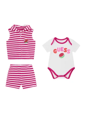 Guess Zestaw dla niemowląt H6GW05 KF891 Różowy