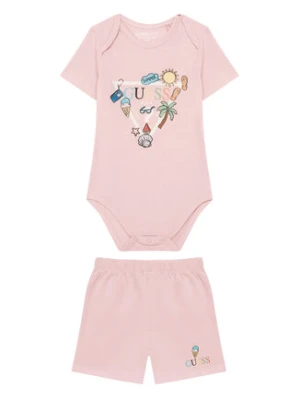 Guess Zestaw dla niemowląt H6GW08 K6YW1 Różowy Regular Fit