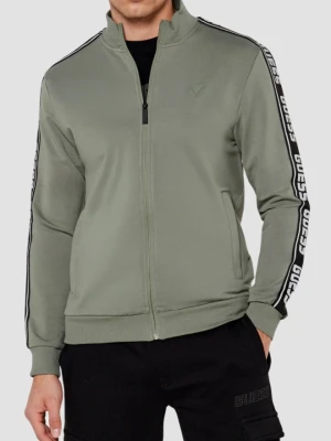 GUESS Zielona męska bluza New Arlo